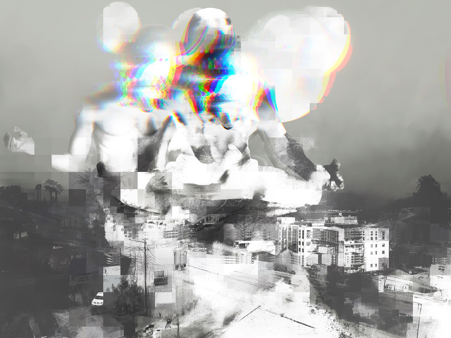 More Past Than Future NFT series - abstract digital artwork